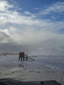 Imágenes y videos del temporal en el distrito y la zona