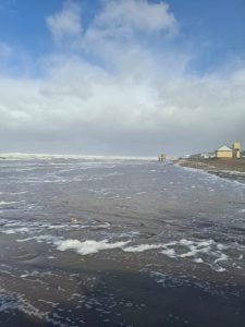 Imágenes y videos del temporal en el distrito y la zona