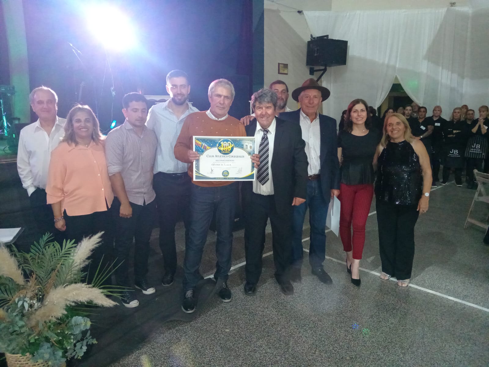 (video)Colegiales festejó el Centenario con una gran cena baile