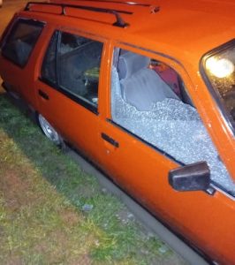 Robaron elementos del interior de un vehículo (video)