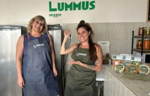 Erika Bernedo compartió el camino detrás de Lummus Veggie