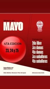 Tenis: Se viene el “Abierto de Mayo” de Huracán
