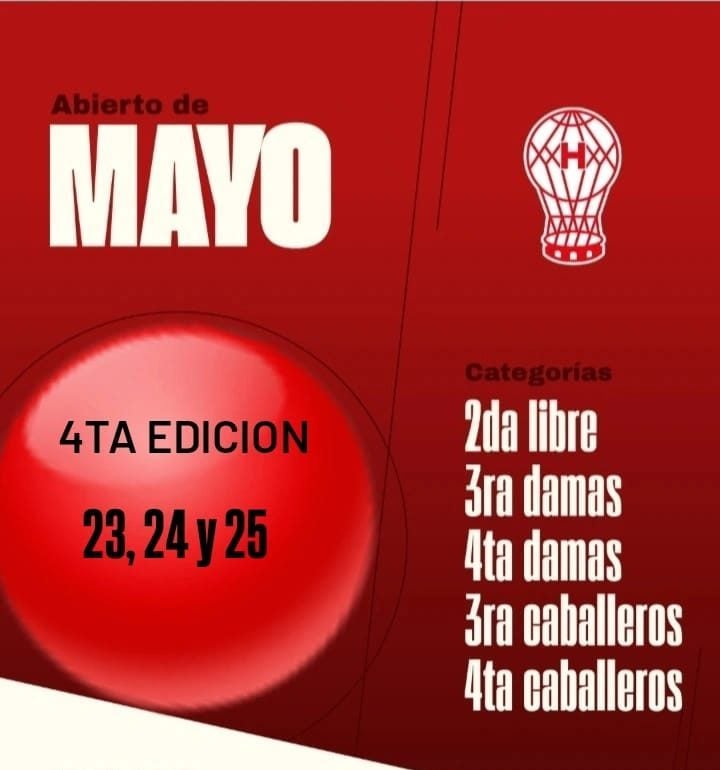 Tenis: Se viene el “Abierto de Mayo” de Huracán
