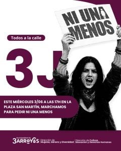 (audio) Se conmemora un nuevo aniversario del “Ni Una Menos” con movilización y talleres