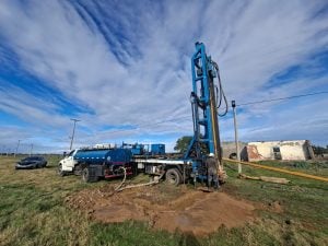 Con fondos municipales: avanza la construcción de un nuevo pozo de agua