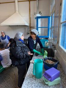 Integrantes del  Consejo Escolar continúan con las visitas técnicas en comedores