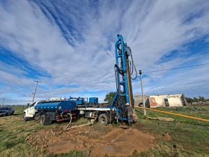 Con fondos municipales: avanza la construcción de un nuevo pozo de agua