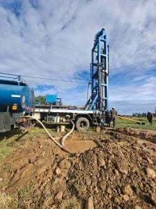 Con fondos municipales: avanza la construcción de un nuevo pozo de agua