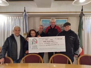 Ganadores del sorteo mensual de la Sociedad Italiana