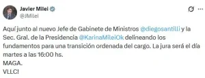 Diego Santilli es el nuevo jefe de Gabinete