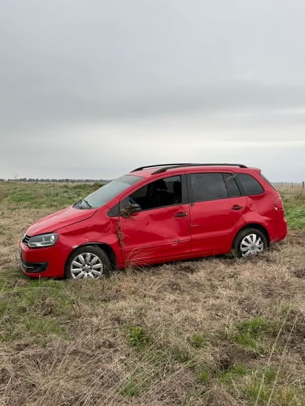 Se despistó en Ruta 3 por el mal estado del asfalto