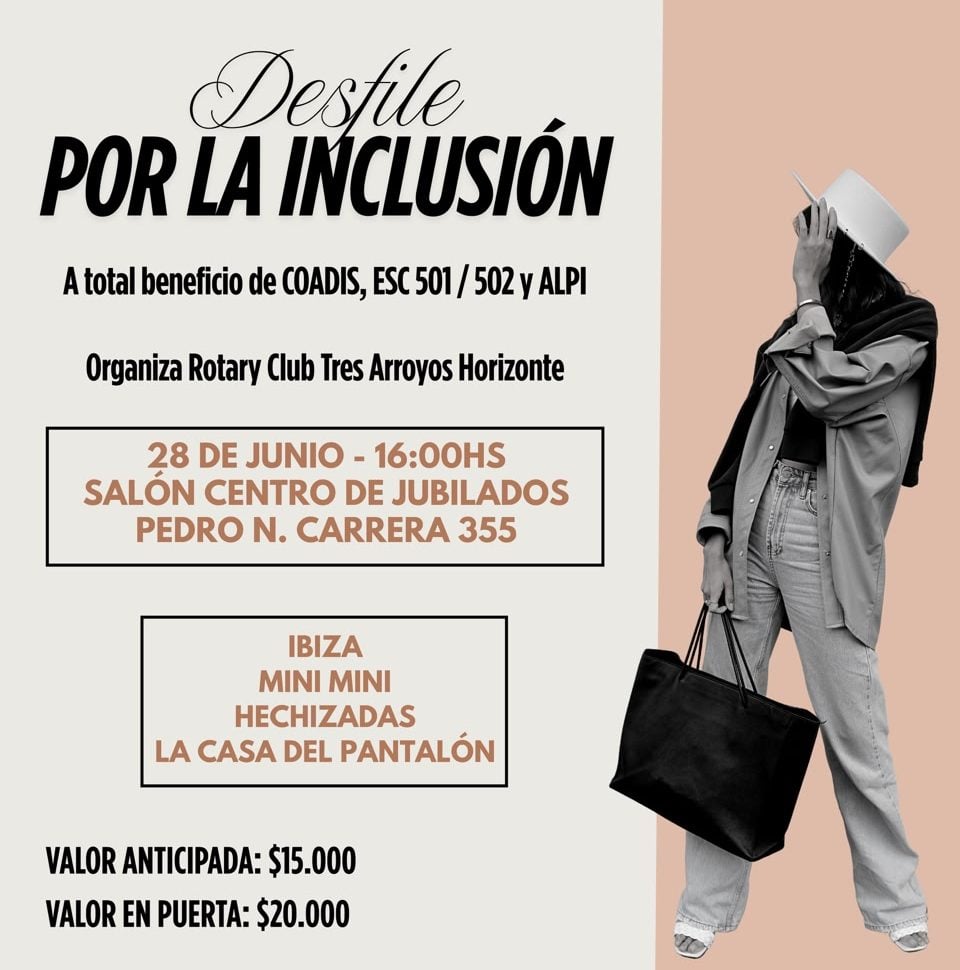 Desfile solidario de Rotary Horizonte este domingo
