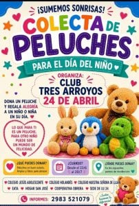 (audio) Campaña 24 de Abril: LU24 es centro de recepción de peluches para el Día del Niño