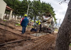 Monte Hermoso iniciaron la obra de ampliación en el Hogar de Abuelos