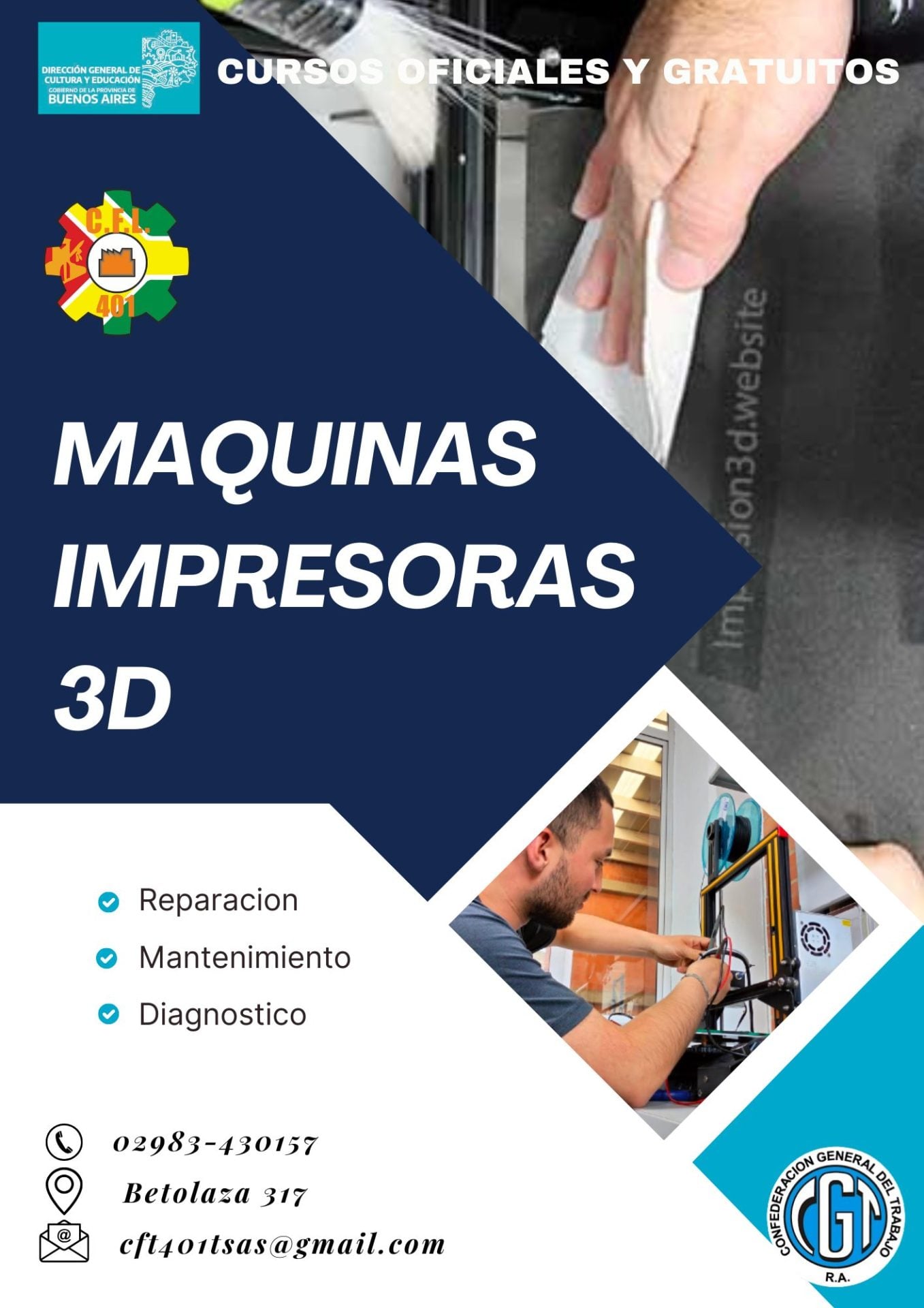 Abren inscripciones para cursos planificados en el Centro de Formación Laboral