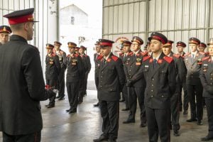 Reconocimientos, ascensos, nuevos cadetes y mucha emoción en el Cuartel de Bomberos Voluntarios