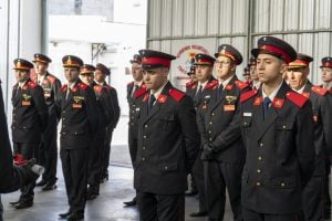 Reconocimientos, ascensos, nuevos cadetes y mucha emoción en el Cuartel de Bomberos Voluntarios