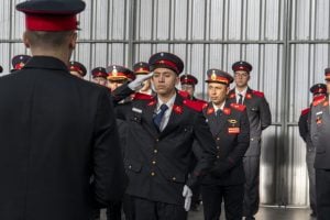 Reconocimientos, ascensos, nuevos cadetes y mucha emoción en el Cuartel de Bomberos Voluntarios