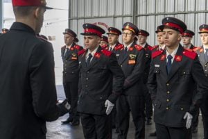 Reconocimientos, ascensos, nuevos cadetes y mucha emoción en el Cuartel de Bomberos Voluntarios