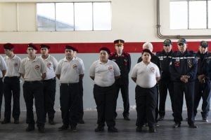 Reconocimientos, ascensos, nuevos cadetes y mucha emoción en el Cuartel de Bomberos Voluntarios