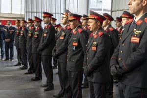 Reconocimientos, ascensos, nuevos cadetes y mucha emoción en el Cuartel de Bomberos Voluntarios