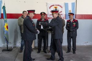 Reconocimientos, ascensos, nuevos cadetes y mucha emoción en el Cuartel de Bomberos Voluntarios