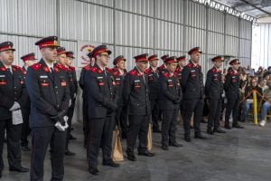 Reconocimientos, ascensos, nuevos cadetes y mucha emoción en el Cuartel de Bomberos Voluntarios