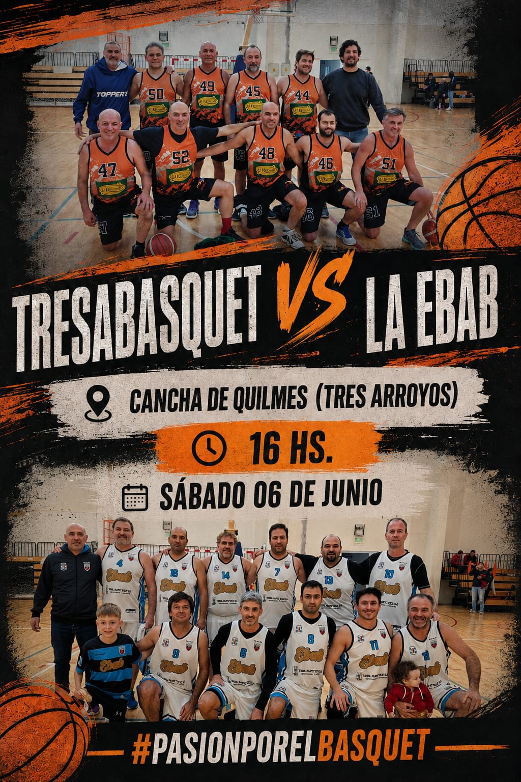 Tresa-Básquet juega un amistoso contra La Ebab