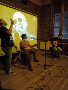 La memoria del Indio Solari presente en La Casona