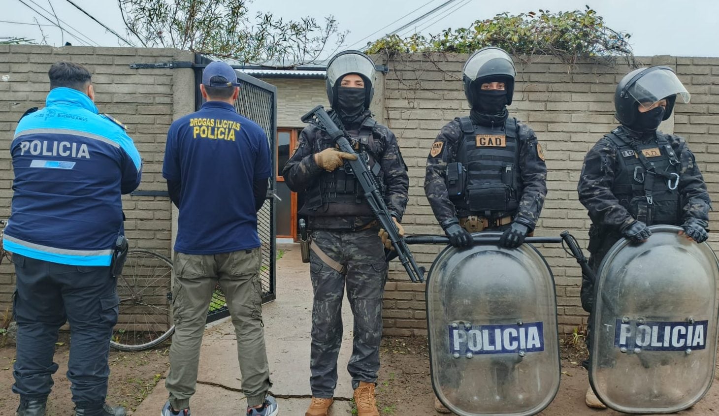Megaoperativo antidrogas: revelaron las identidades de los detenidos