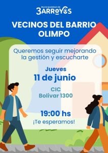 Encuentro con vecinos del Barrio Olimpo