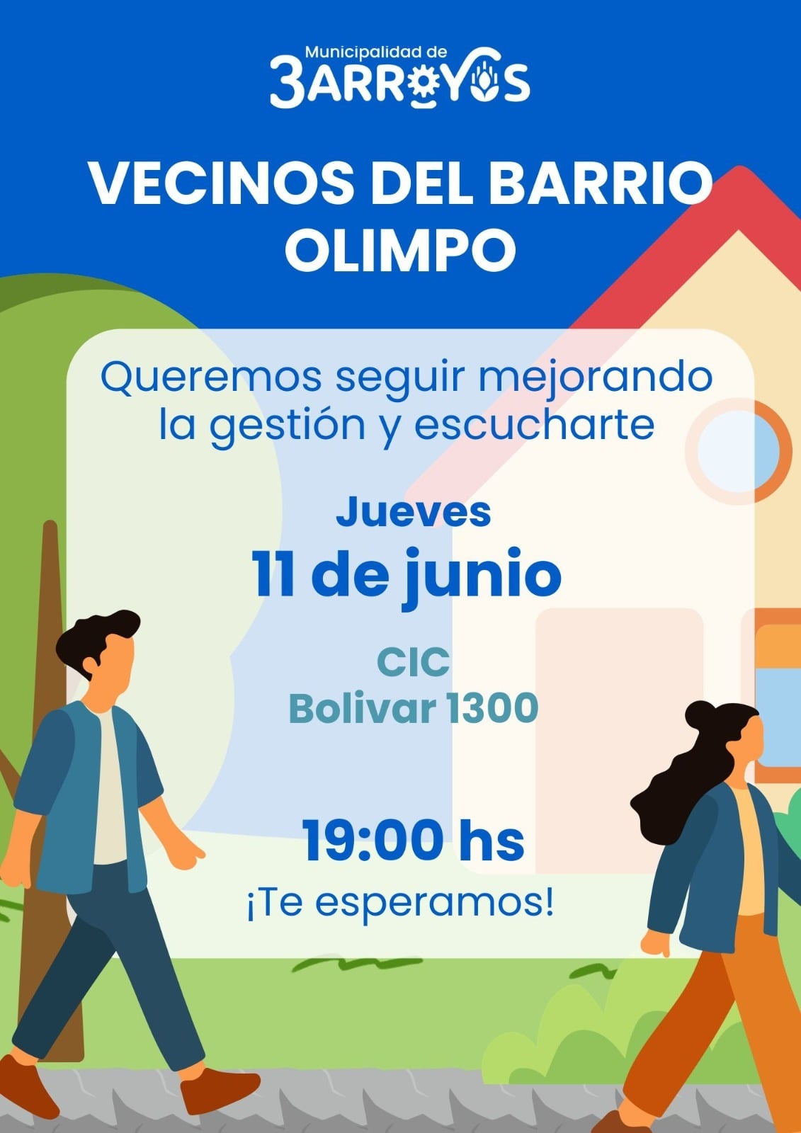 Encuentro con vecinos del Barrio Olimpo