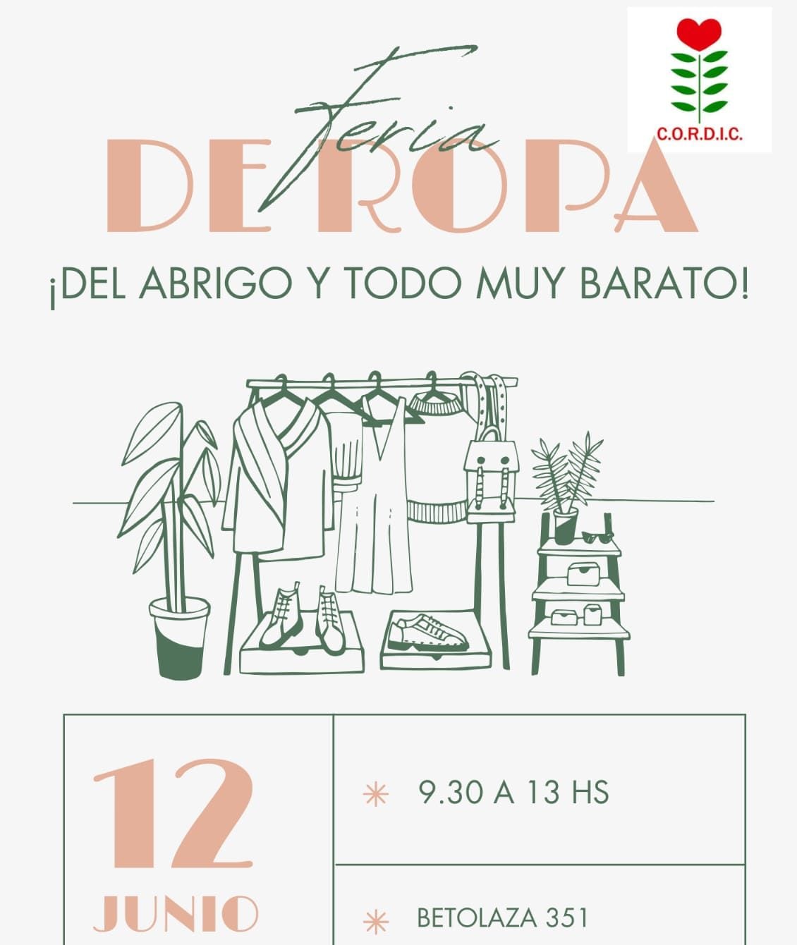 C.O.R.D.I.C nueva feria de ropa