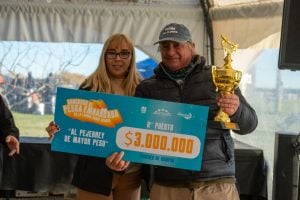 Pesca: una tresarroyense se quedó con el concurso al pejerrey de Mayor peso en Monte