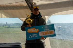 Pesca: una tresarroyense se quedó con el concurso al pejerrey de Mayor peso en Monte