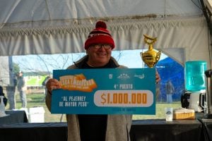 Pesca: una tresarroyense se quedó con el concurso al pejerrey de Mayor peso en Monte