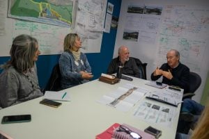 Monte Hermoso articula con el IADO y la UNS la reconstrucción y preservación del frente costero