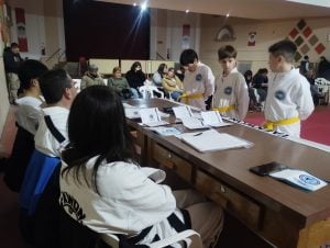 Chaves: se realizó un examen para nuevas categorías de Taekwon-Do