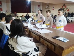 Chaves: se realizó un examen para nuevas categorías de Taekwon-Do