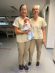 (audio)Nico, el bebé que adelantó el Día del Padre a la familia de Laura
