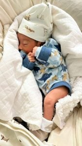 (audio)Nico, el bebé que adelantó el Día del Padre a la familia de Laura