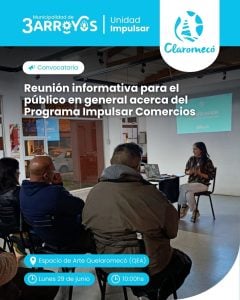 Claromecó: reunión abierta sobre el programa Impulsar Comercios