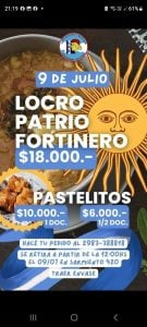 (audio) El CAS Fortín Machado vende locro patrio el 9 de Julio