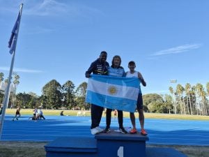 Atletismo: Saltapé ganó el Meeting internacional en Uruguay