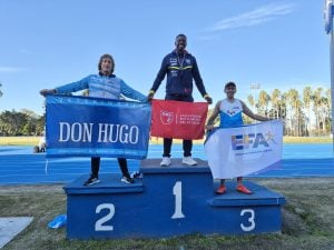 Atletismo: Saltapé ganó el Meeting internacional en Uruguay