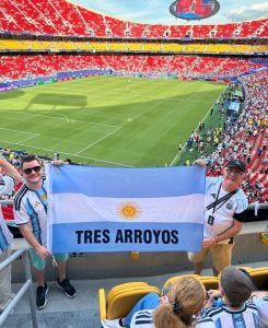 (audio y video) La emocionante historia de Luciano Moran y su padre en Estados Unidos durante el Mundial