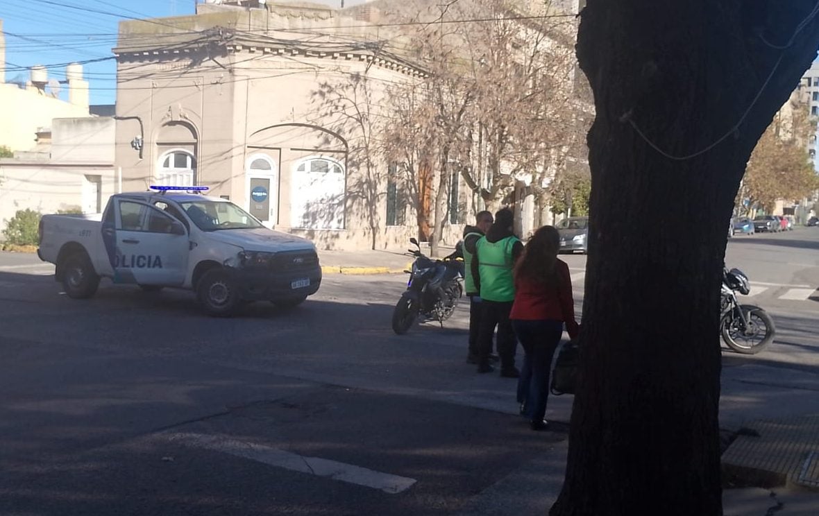 Motociclista trasladado al hospital tras accidente de tránsito