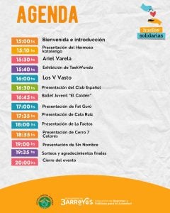 Este domingo, se lleva adelante el evento de Huellas Solidarias en el Polideportivo