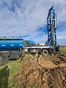 Con fondos municipales: avanza la construcción de un nuevo pozo de agua