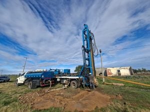 Con fondos municipales: avanza la construcción de un nuevo pozo de agua